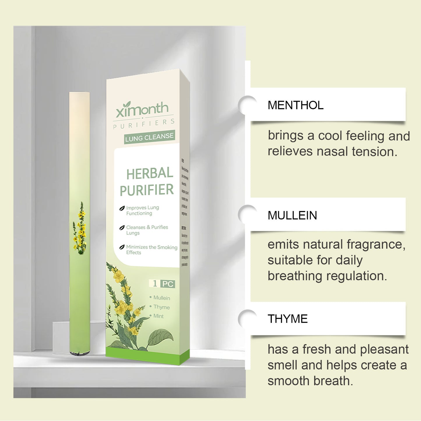 Herbal Diffuser Body Care Stick with Mullein Extracts