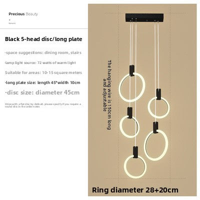 Circular Staircase Pendant Light