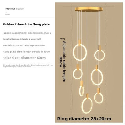 Circular Staircase Pendant Light