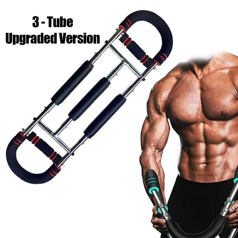 Arm Trainer Adjustable Muscular Strength Enhancer Upper Body Strength Twister Arm Exerciser Chest Expander.