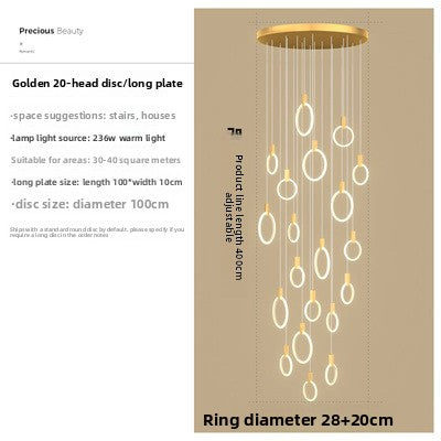 Circular Staircase Pendant Light