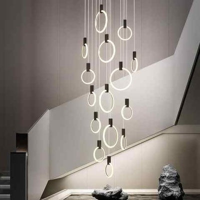 Circular Staircase Pendant Light