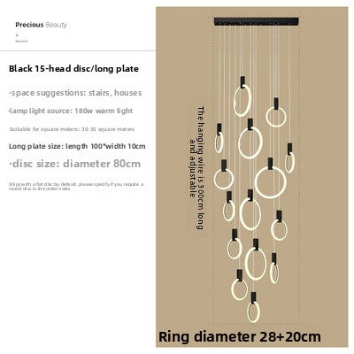Circular Staircase Pendant Light