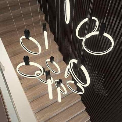 Circular Staircase Pendant Light
