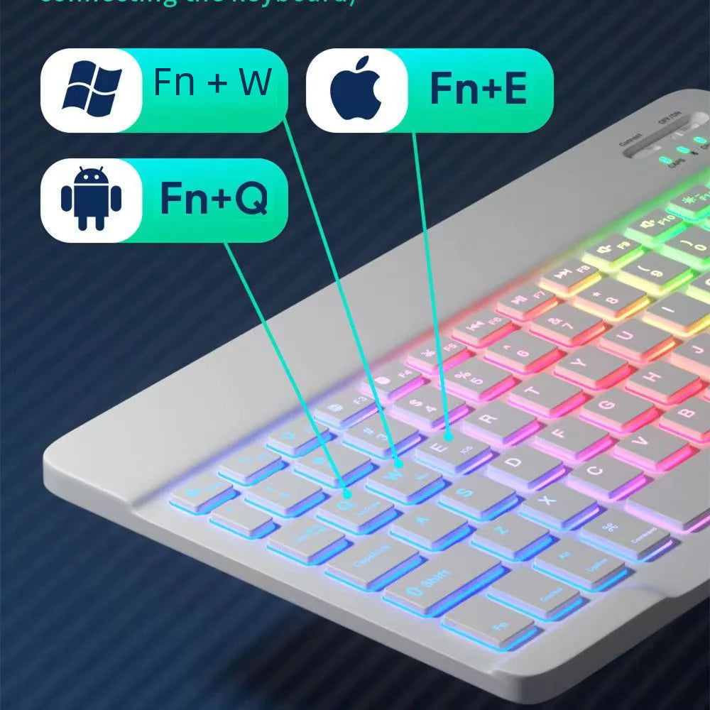 IllumiType Wireless Keyboard & Mouse for iPad