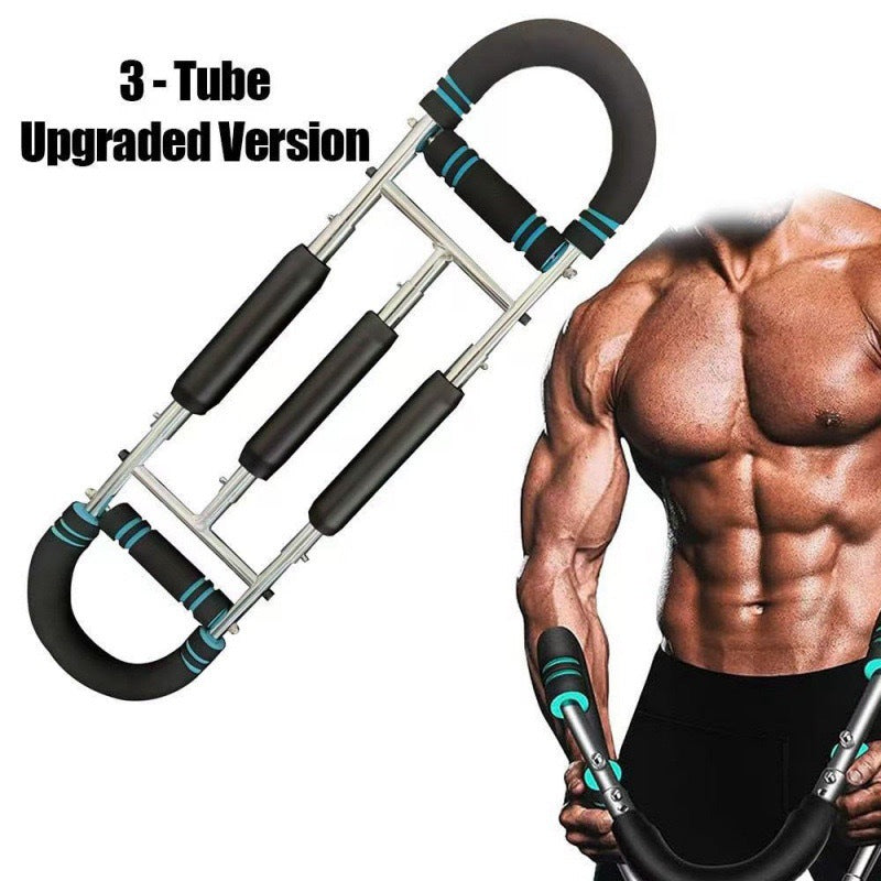Arm Trainer Adjustable Muscular Strength Enhancer Upper Body Strength Twister Arm Exerciser Chest Expander.