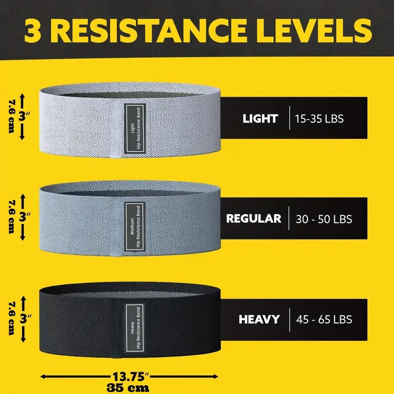 Elastic Fitness Resistance Band for Yoga and Hip Training