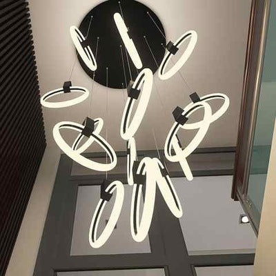 Circular Staircase Pendant Light