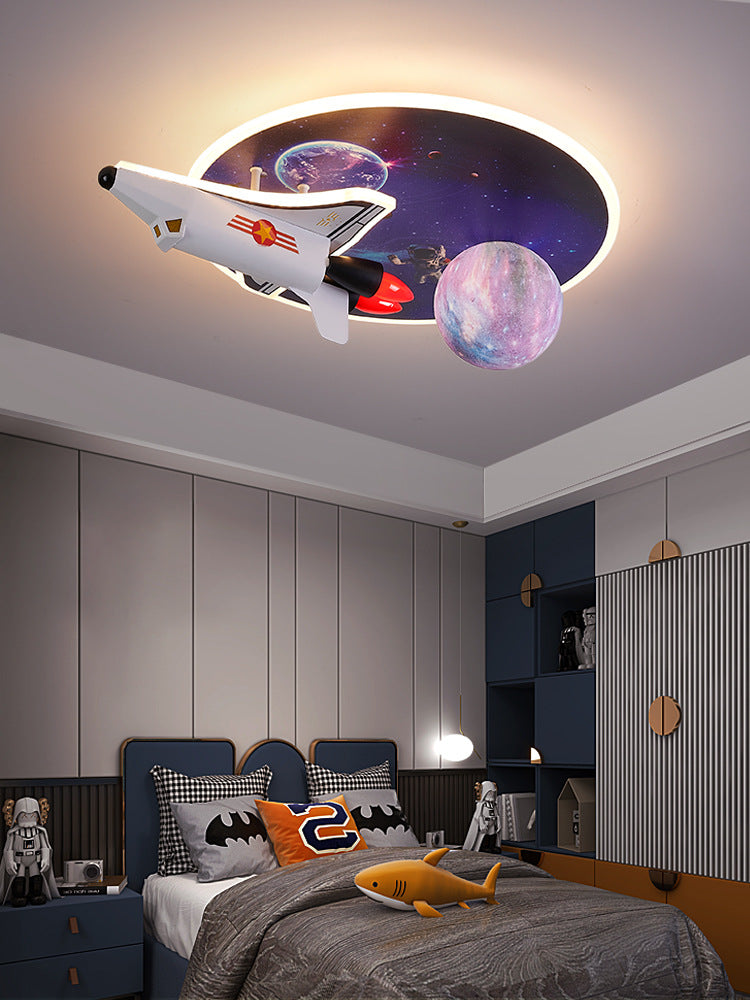 Kids Space-Themed LED Ceiling Light