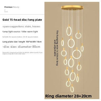 Circular Staircase Pendant Light
