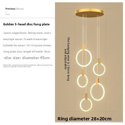 Circular Staircase Pendant Light