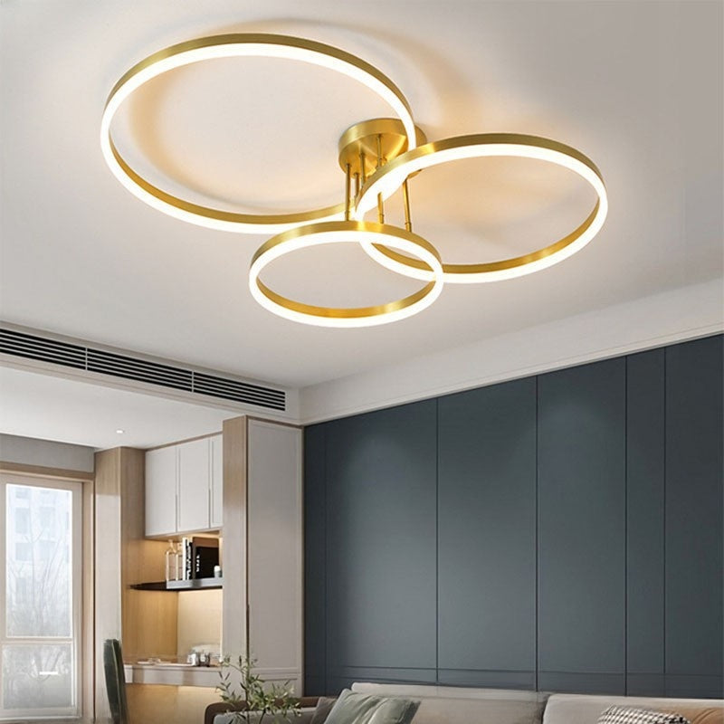 Modern Round LED Ceiling Lamp for Living Room and Bedroom