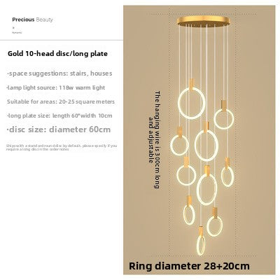 Circular Staircase Pendant Light
